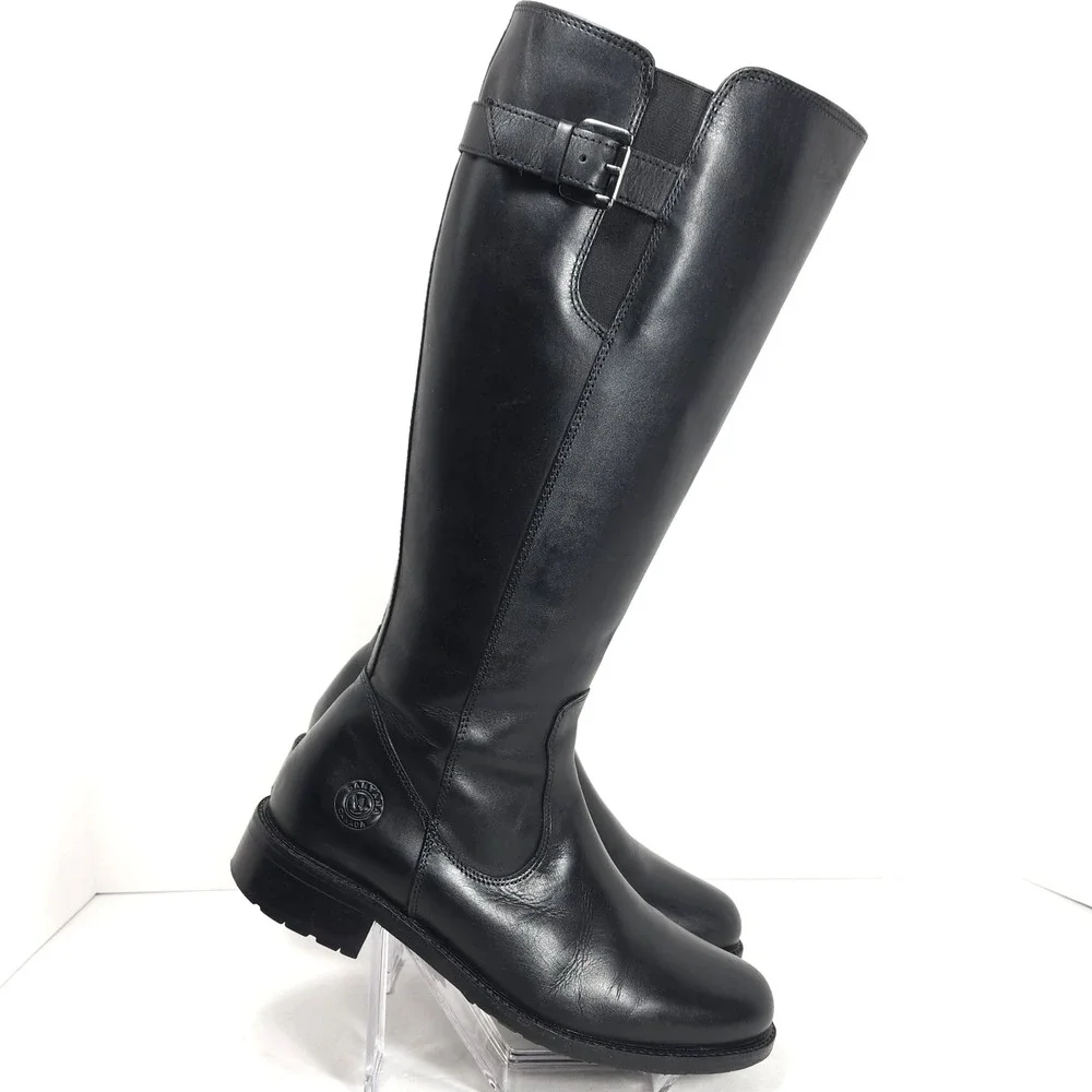 SANTANA CANADA Palomino Waterproof Leather Equestrian Riding Zip Boots Women's 8